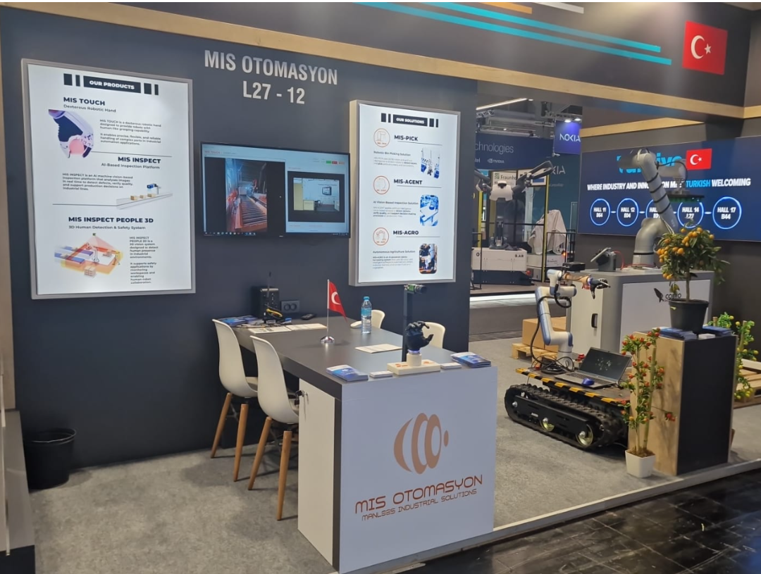 MIS Otomasyon Hannover Messe 2026 standı, Hall 14 L27-12, Türkiye Stand Alanı