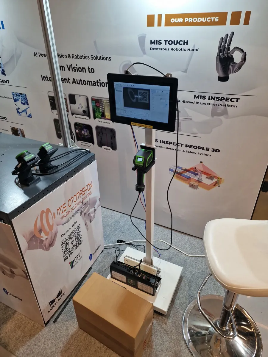 Standda tanıttığımız ürünler: MIS-TOUCH, MIS-INSPECT ve MIS-INSPECT People 3D