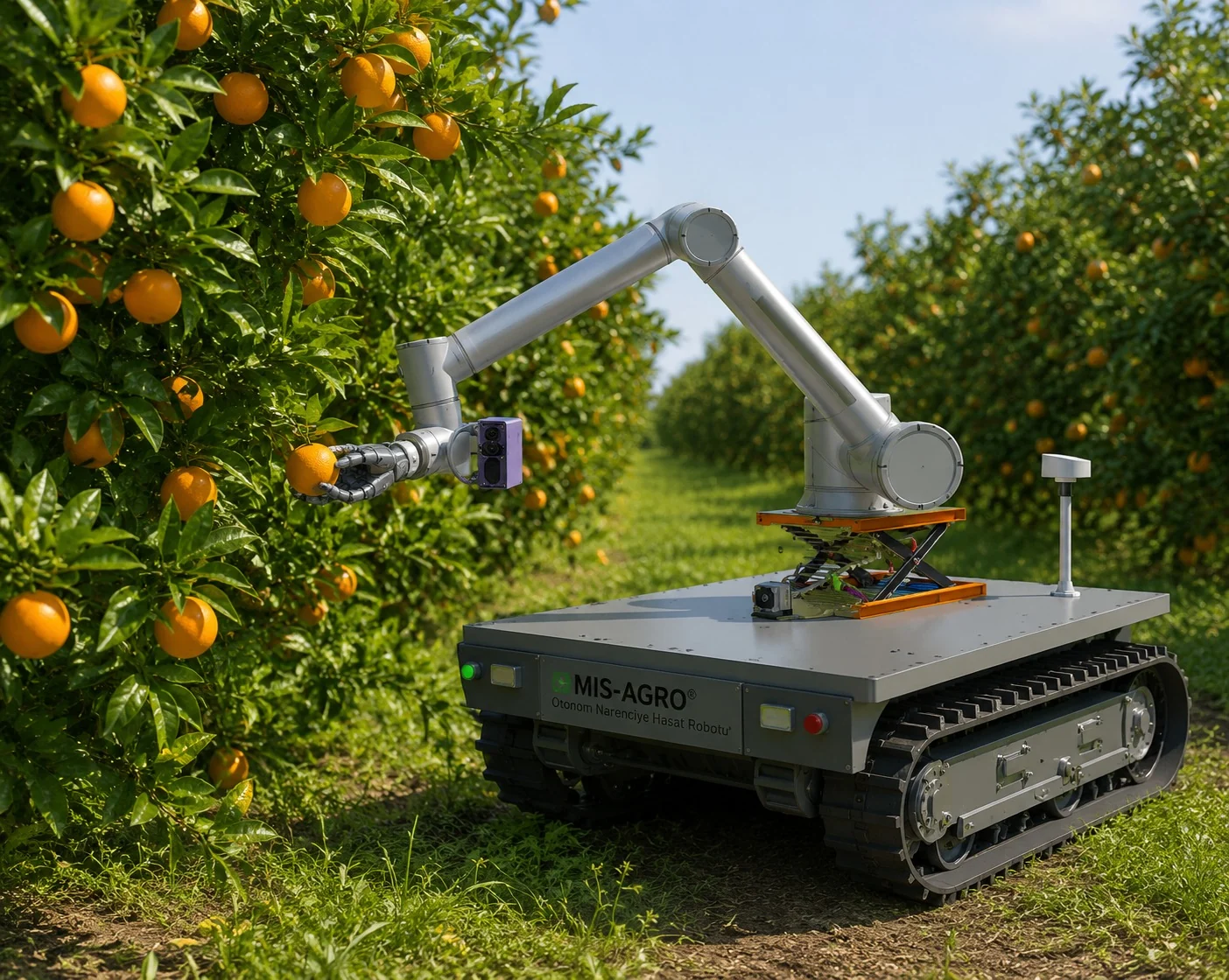 MIS-AGRO® Narenciye Hasat Robotu: Hasadı Sezgiyle Değil, Yapay Zekâ ile Yönetmek