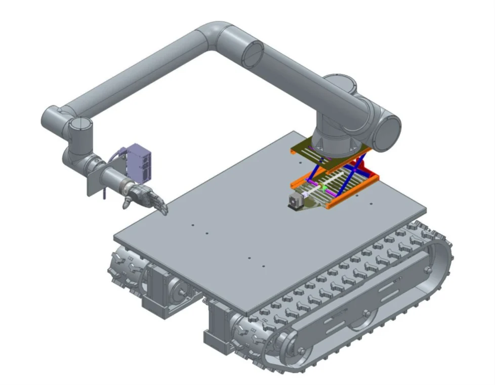 MIS-AGRO kuvvet kontrollü robotik el ve 3D derinlik kamerası